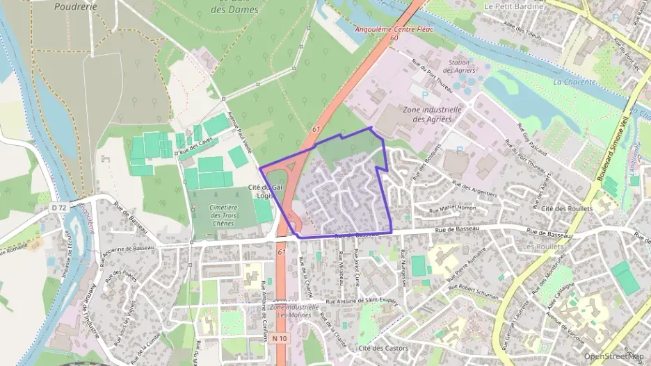 Maison 96 m² quatre pièces à vendre à Angoulême