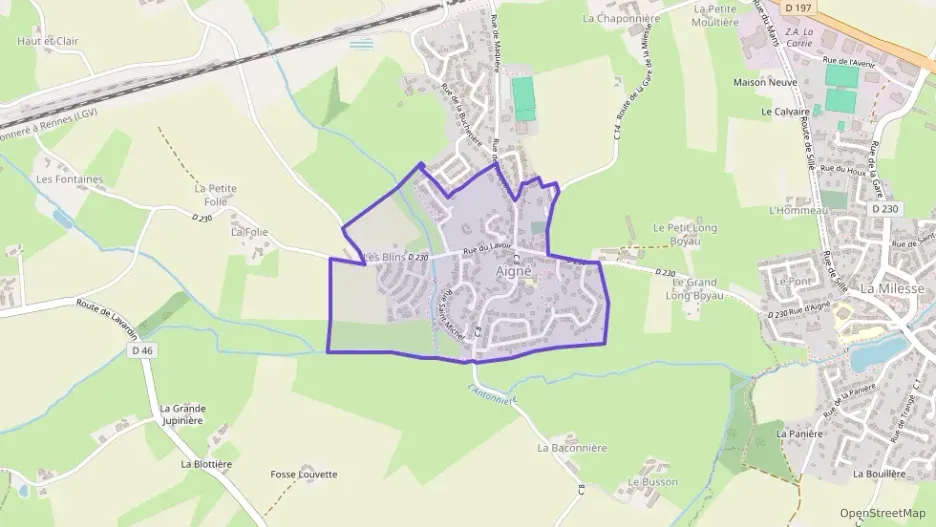 Maison 119 m² six pièces à vendre à Aigné Maison 119 m² six pièces à vendre à Aigné