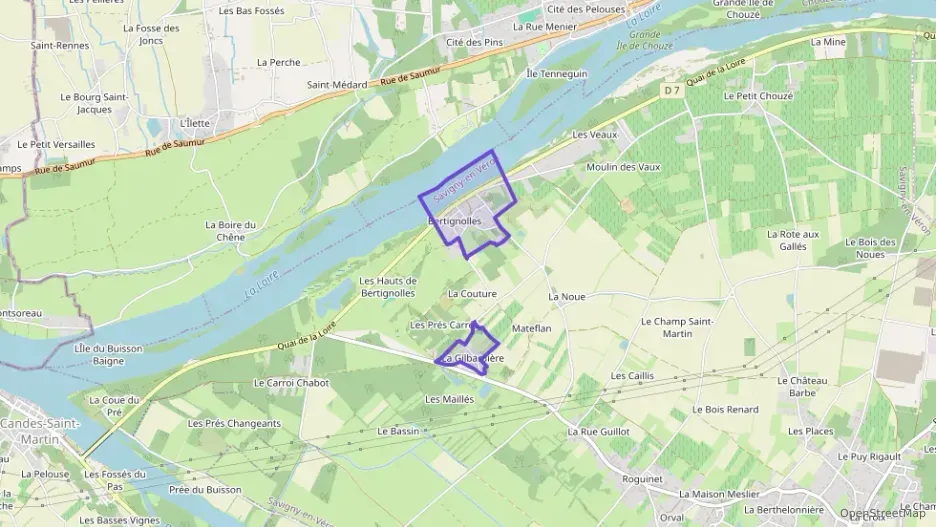 Maison 92 m² deux pieces à vendre à Savigny-en-Véron Maison 92 m² deux pieces à vendre à Savigny-en-Véron