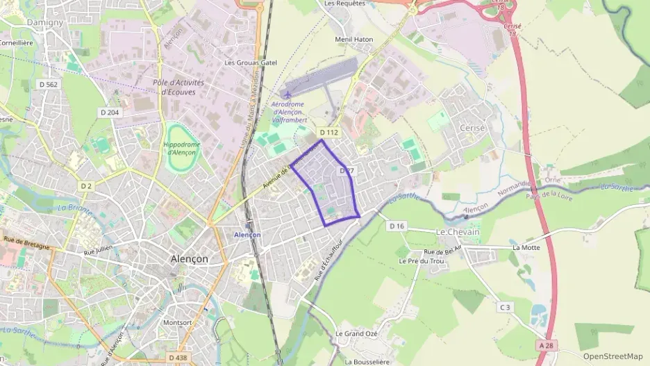 Maison 70 m² quatre pièces à vendre à Alençon