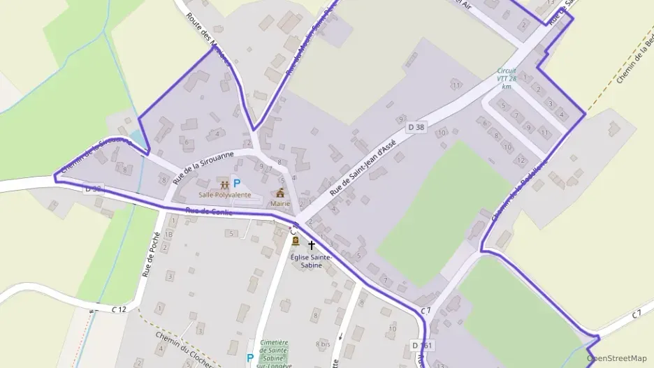 Maison 75 m² cinq pièces à vendre à Sainte-Sabine-sur-Longève