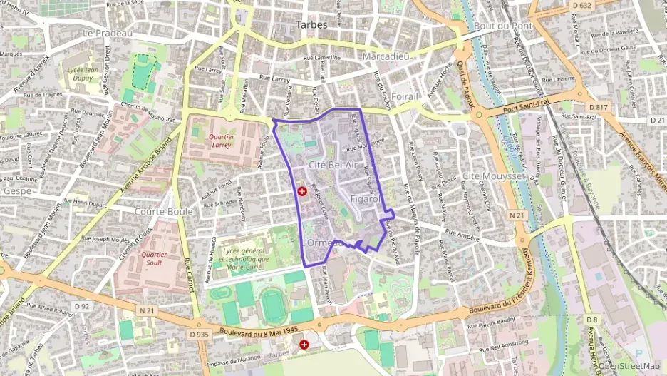 Maison 93 m² quatre pièces à vendre à Tarbes