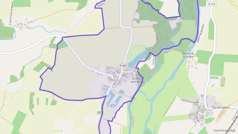 Maison 68 m² trois pièces à vendre à Genac-Bignac