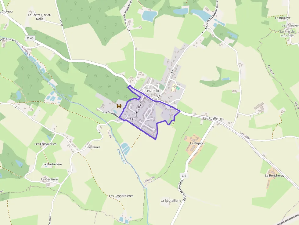 Maison 66 m² quatre pièces à vendre à Lavardin