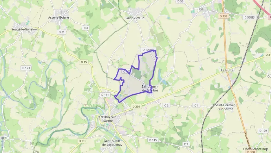 Maison 67 m² quatre pièces à vendre à Saint-Ouen-de-Mimbré