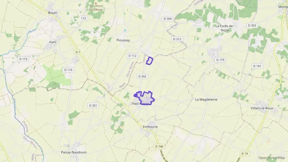 Maison 100 m² trois pièces à vendre à Theil-Rabier