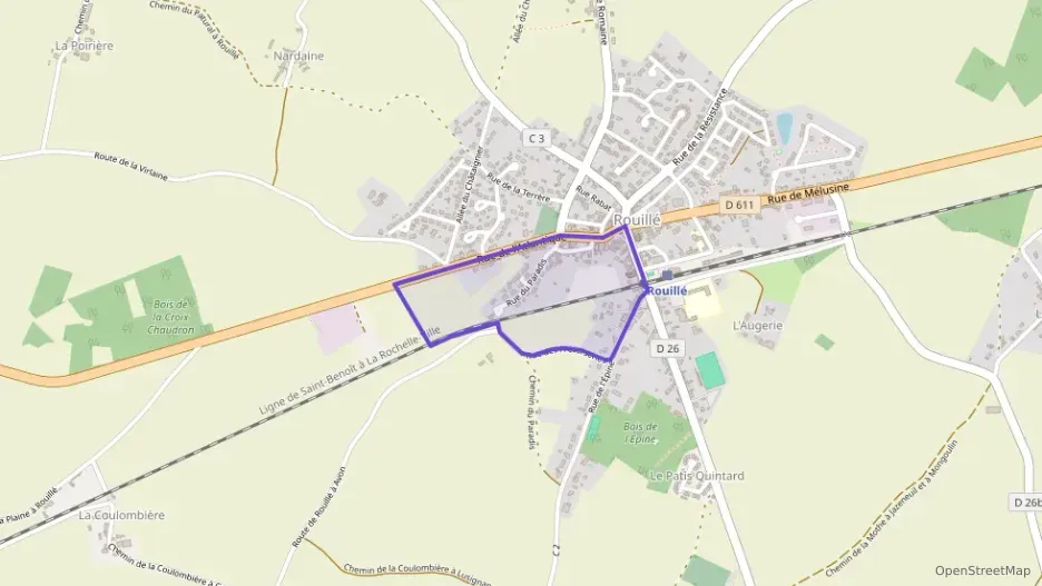 Maison 88 m² trois pièces à vendre à Rouillé