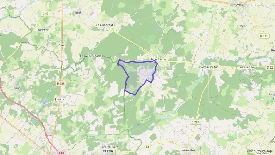 Maison 102 m² quatre pièces à vendre à Mouliherne