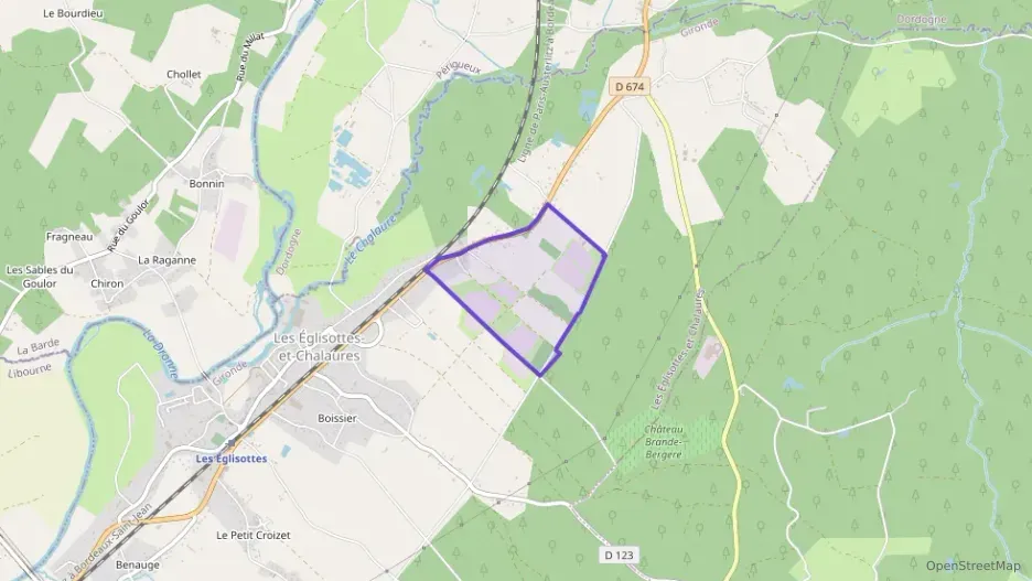 Maison 60 m² trois pièces à vendre à Les Églisottes-et-Chalaures