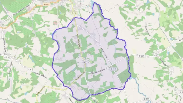 Maison 85 m² quatre pièces à vendre à Urgosse