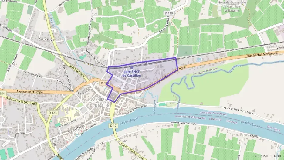 Maison 75 m² quatre pièces à vendre à Castillon-la-Bataille Maison 75 m² quatre pièces à vendre à Castillon-la-Bataille