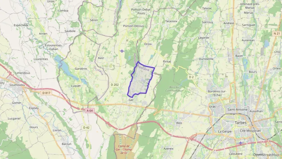 Maison 98 m² quatre pièces à vendre à Ger Maison 98 m² quatre pièces à vendre à Ger