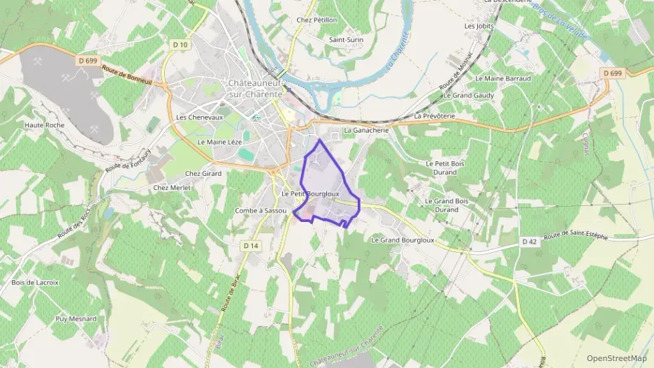 Maison 124 m² cinq pièces à vendre à Châteauneuf-sur-Charente