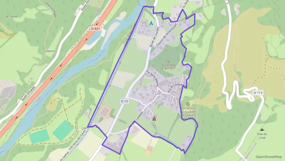 Maison 98 m² trois pièces à vendre à Ger