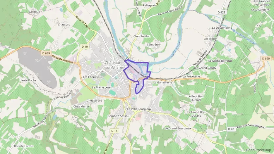 Maison 150 m² six pièces à vendre à Châteauneuf-sur-Charente