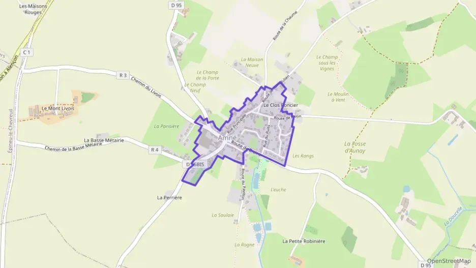 Maison 70 m² trois pièces à vendre à Amné