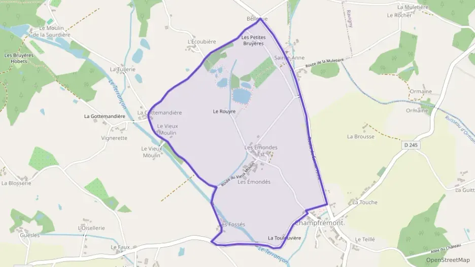 Maison 107 m² quatre pièces à vendre à Champfrémont Maison 107 m² quatre pièces à vendre à Champfrémont