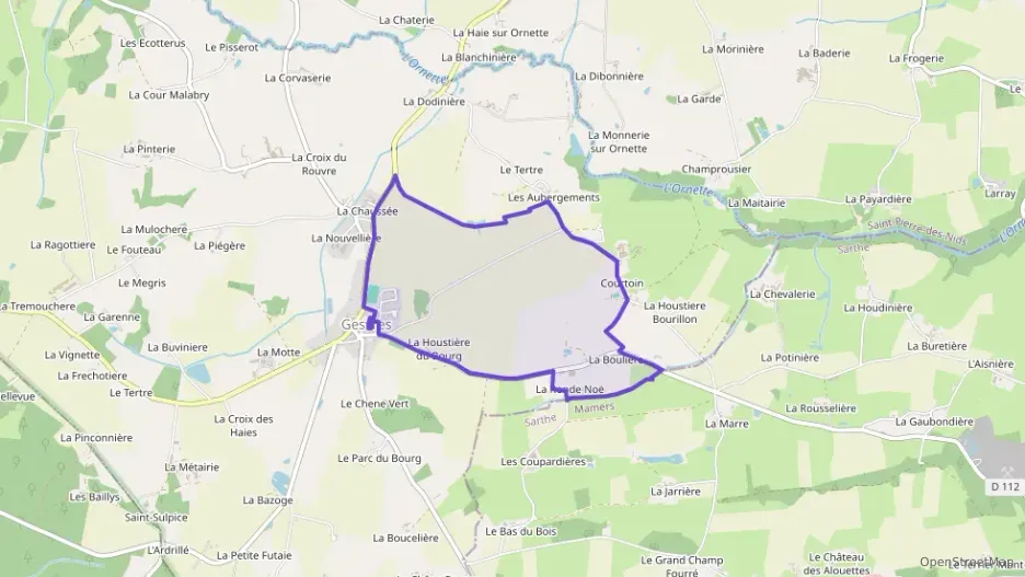 Maison 120 m² quatre pièces à vendre à Gesvres