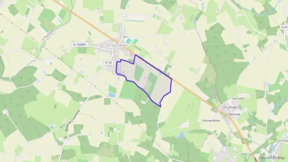 Maison 88 m² quatre pièces à vendre à Crosmières