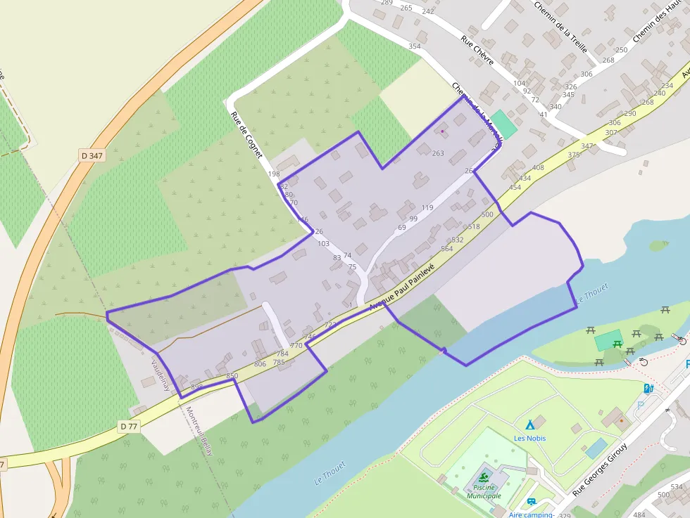 Maison 61 m² trois pièces à vendre à Montreuil-Bellay