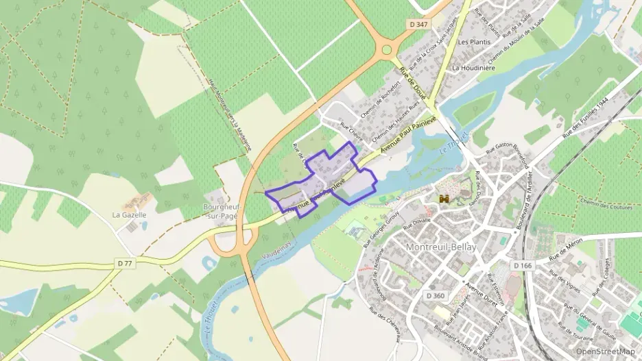 Maison 61 m² trois pièces à vendre à Montreuil-Bellay