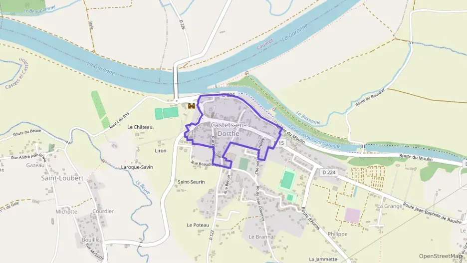 Maison 84 m² trois pièces à vendre à Castets et Castillon