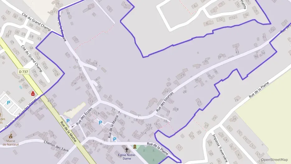 Maison 62 m² trois pièces à vendre à Nanteuil