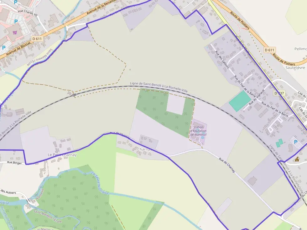 Maison 80 m² trois pièces à vendre à Nanteuil