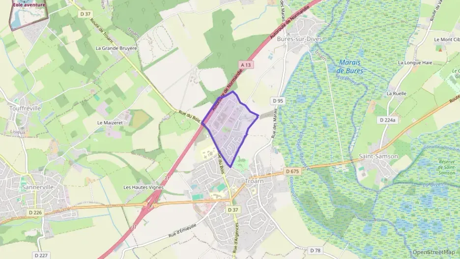 Maison 82 m² quatre pièces à vendre à Troarn