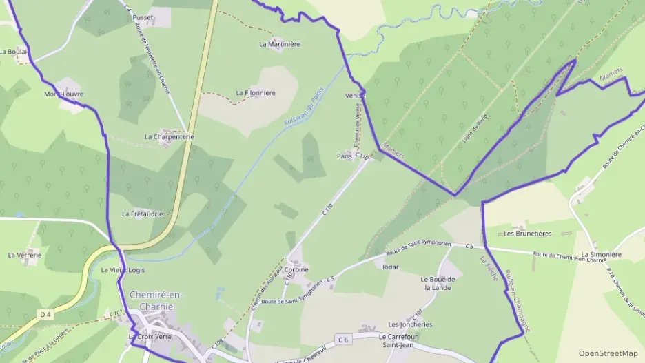 Maison 119 m² quatre pièces à vendre à Chemiré-en-Charnie