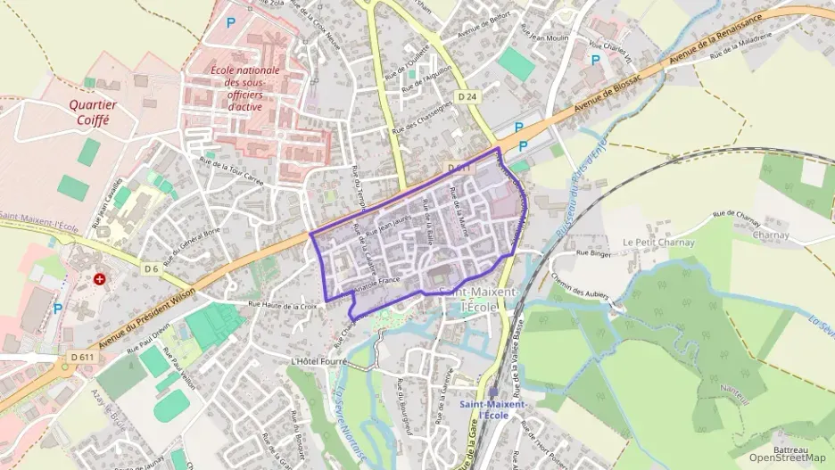 Maison 80 m² cinq pièces à vendre à Saint-Maixent-l`École