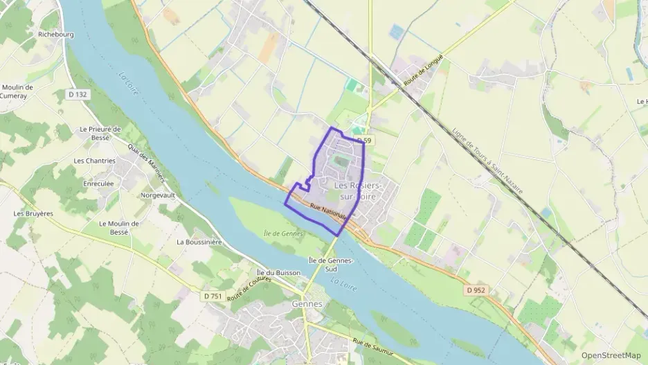Maison 92 m² cinq pièces à vendre à Gennes-Val-de-Loire