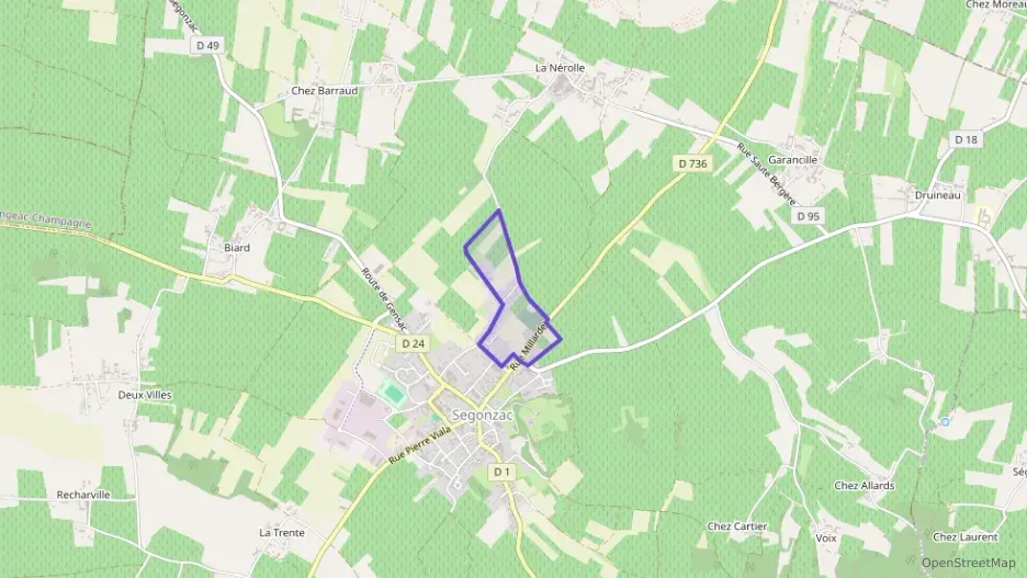 Maison 72 m² trois pièces à vendre à Segonzac
