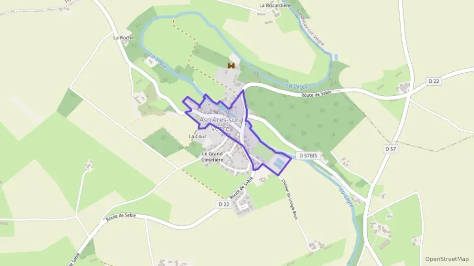 Maison 137 m² cinq pièces à vendre à Asnières-sur-Vègre