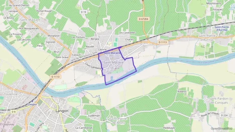 Maison 95 m² trois pièces à vendre à Saint-Macaire
