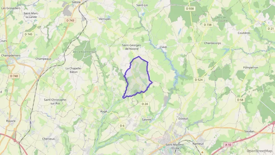 Maison 92 m² quatre pièces à vendre à Saint-Georges-de-Noisné Maison 92 m² quatre pièces à vendre à Saint-Georges-de-Noisné