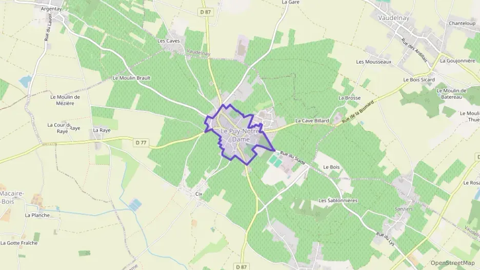 Maison 86 m² cinq pièces à vendre à Le Puy-Notre-Dame