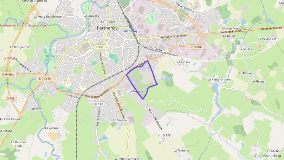 Maison 90 m² cinq pièces à vendre à Parthenay