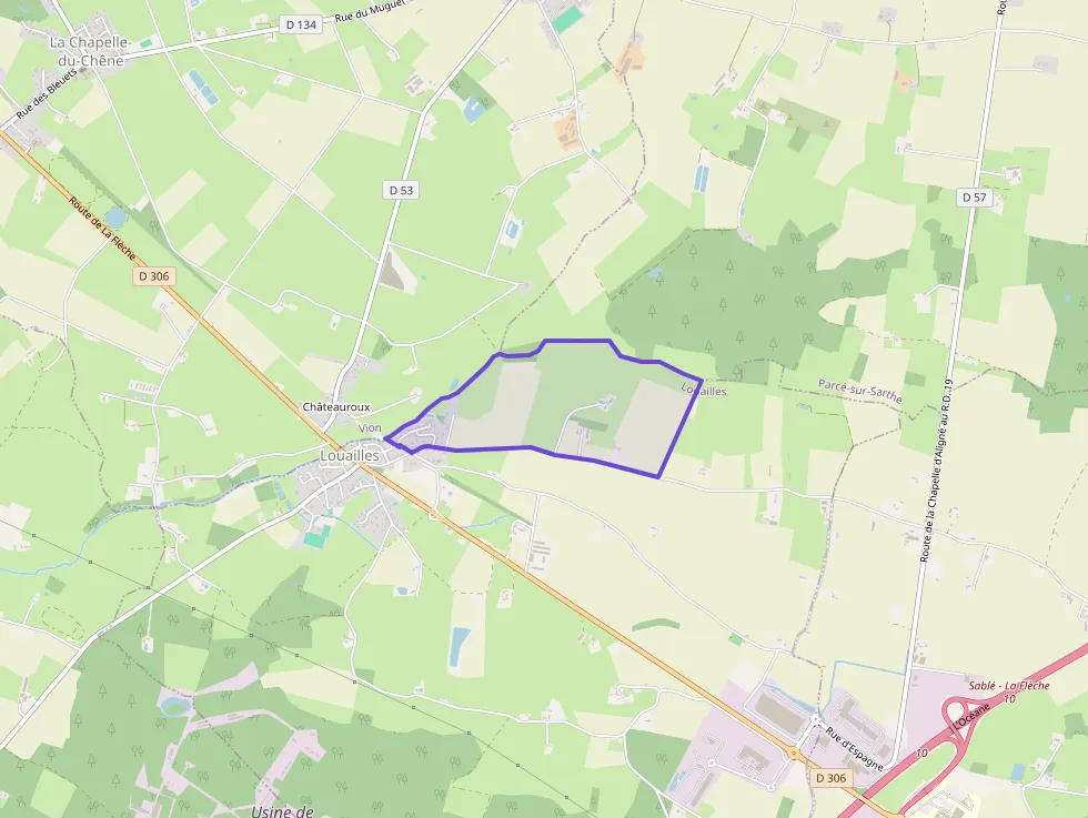 Maison 89 m² quatre pièces à vendre à Louailles