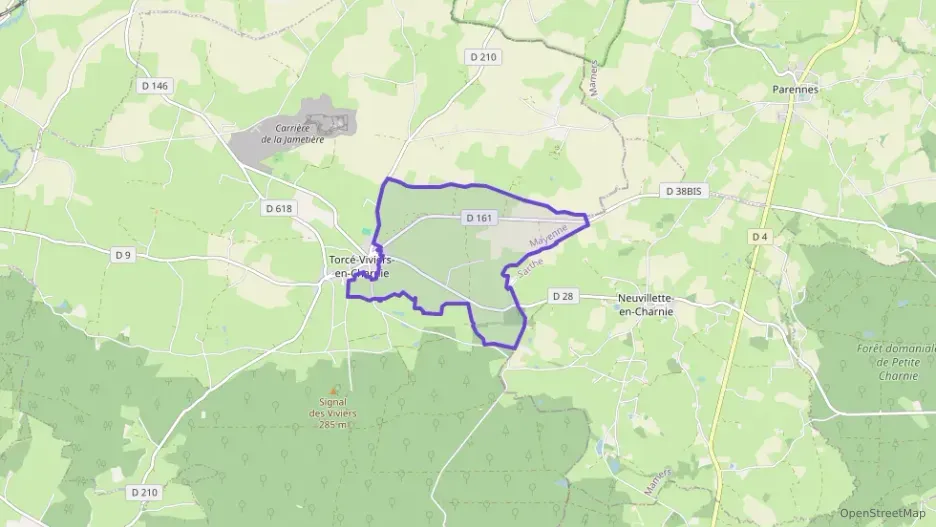 Maison 109 m² quatre pièces à vendre à Torcé-Viviers-en-Charnie