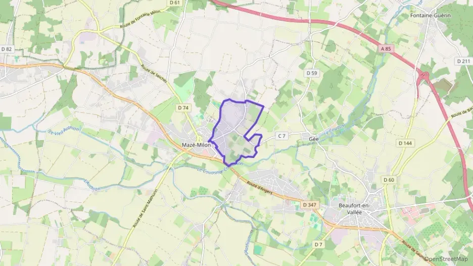 Maison 71 m² quatre pièces à vendre à Mazé-Milon