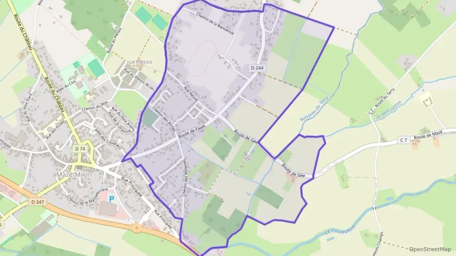 Maison 185 m² sept pièces à vendre à Mazé-Milon Maison 185 m² sept pièces à vendre à Mazé-Milon