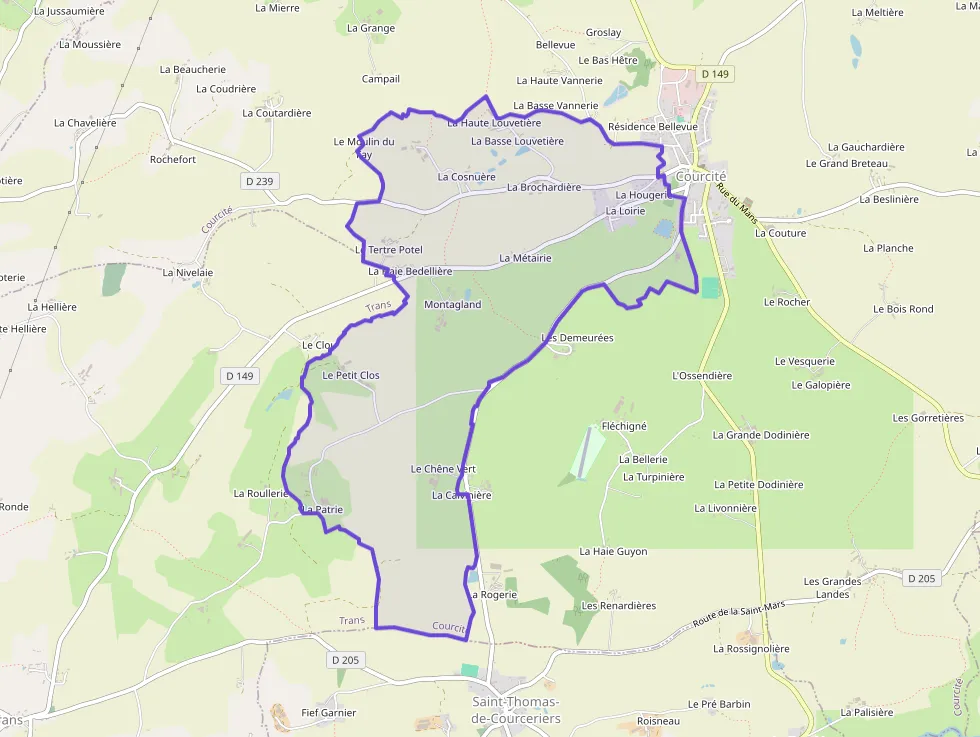 Maison 148 m² quatre pièces à vendre à Courcité