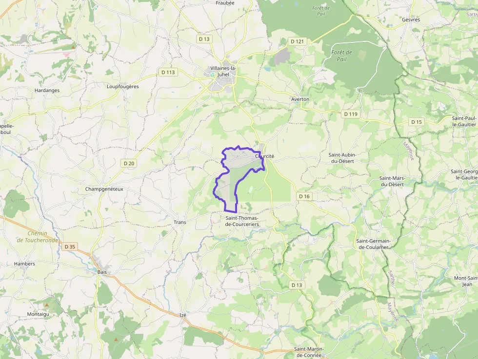 Maison 148 m² quatre pièces à vendre à Courcité