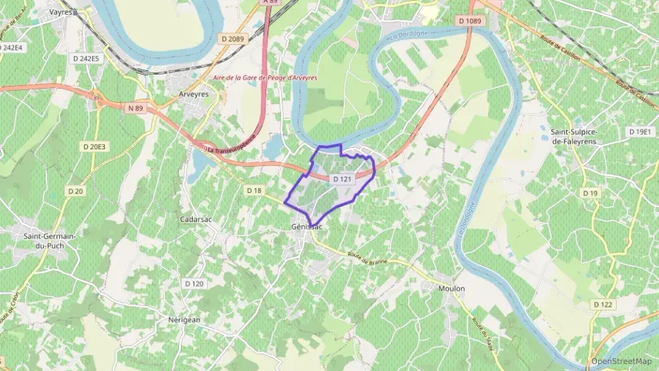 Maison 142 m² sept pièces à vendre à Génissac