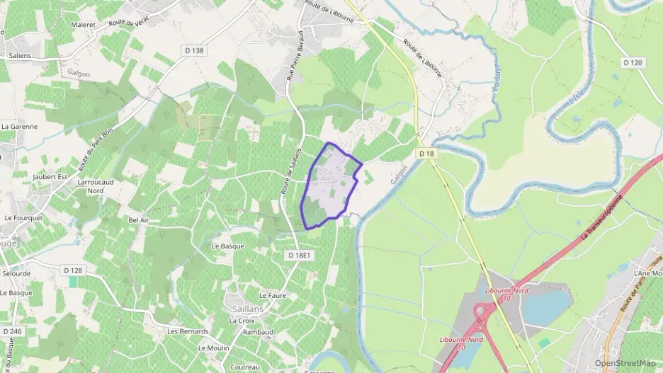 Maison 59 m² trois pièces à vendre à Galgon