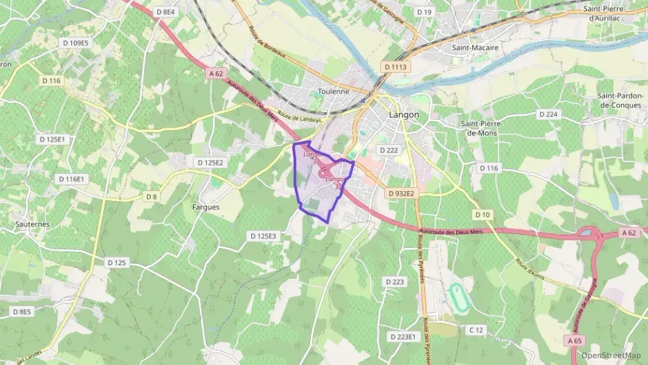 Maison 80 m² quatre pièces à vendre à Langon
