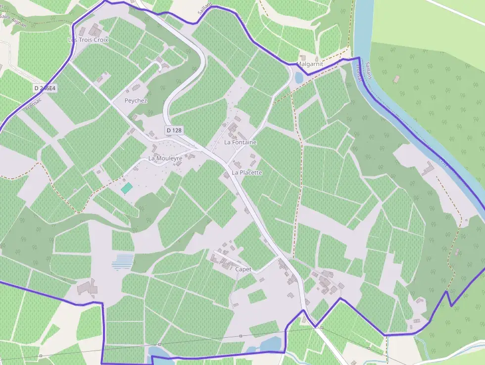 Maison 100 m² quatre pièces à vendre à Fronsac