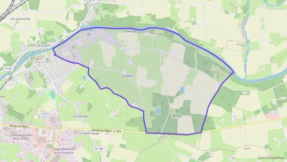 Maison 85 m² quatre pièces à vendre à Solesmes