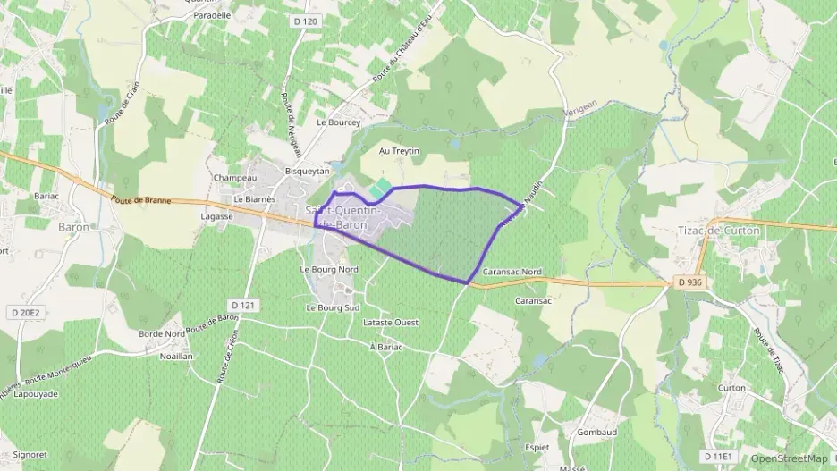 Maison 83 m² quatre pièces à vendre à Saint-Quentin-de-Baron
